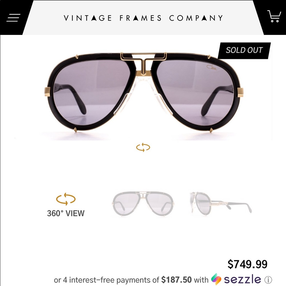 CAZAL model 642/31 Unisex Aviator Style